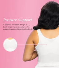 Load image into Gallery viewer, FULLY® Front Close Wirefree Longline Posture Bra with Lace - Brjóstahaldari