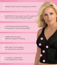 Load image into Gallery viewer, FULLY® Front Close Wirefree Longline Posture Bra with Lace - Brjóstahaldari