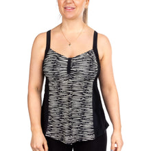 Load image into Gallery viewer, Abstract Capri Tankini - Tankini toppur
