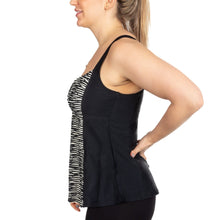 Load image into Gallery viewer, Abstract Capri Tankini - Tankini toppur
