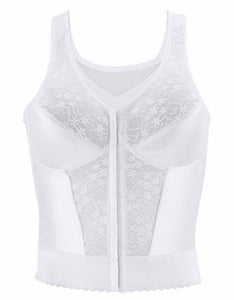 FULLY® Front Close Wirefree Longline Posture Bra with Lace - Brjóstahaldari