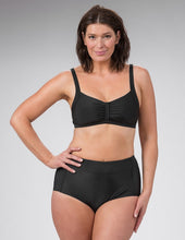 Load image into Gallery viewer, Black high waist bikini briefs with body control  - Bikiní buxur
