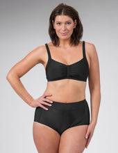 Load image into Gallery viewer, Black high waist bikini briefs with body control  - Bikiní buxur

