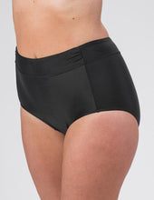Load image into Gallery viewer, Black high waist bikini briefs with body control  - Bikiní buxur
